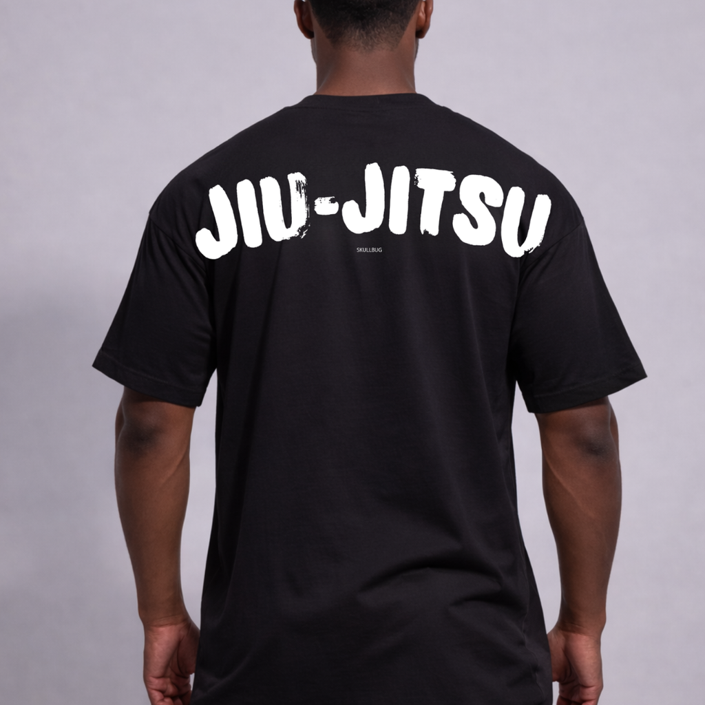 Camiseta oversized "JIU-JITSU giant" - preta
