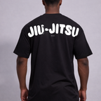 Camiseta oversized "JIU-JITSU giant" - preta