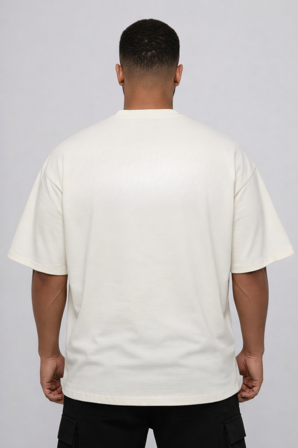 Camiseta oversized "Caveira" - off-white
