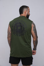 Regata oversized "Not here to prove" verde