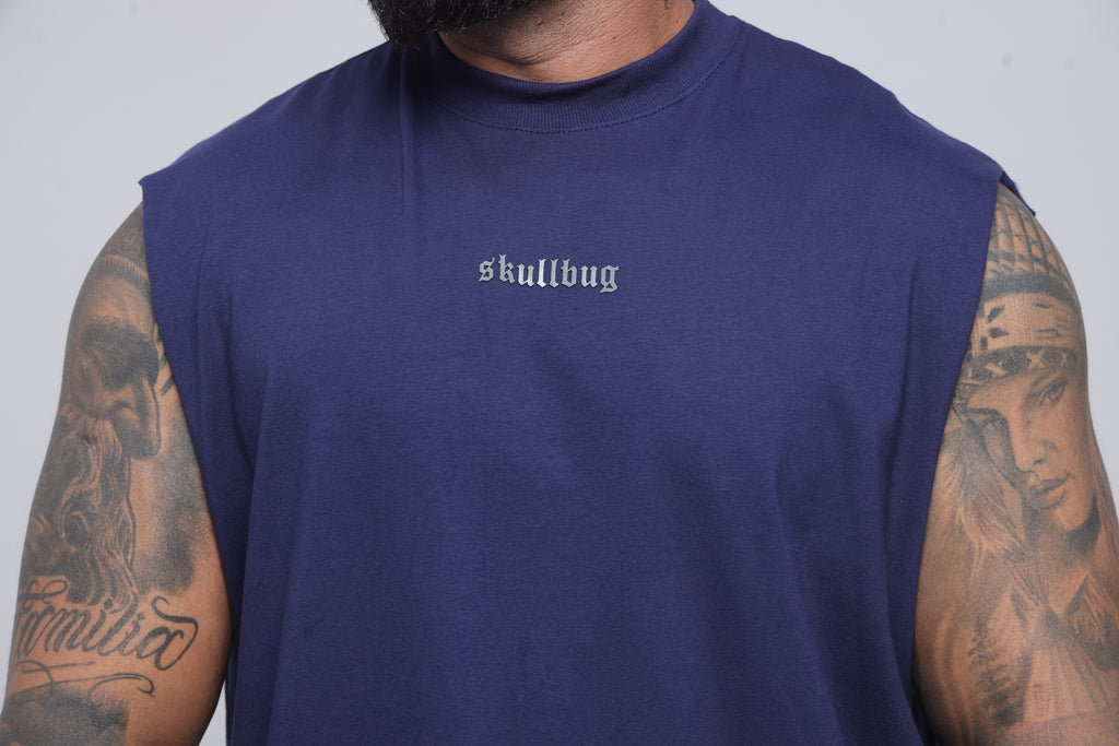 Regata oversized básica azul marinho