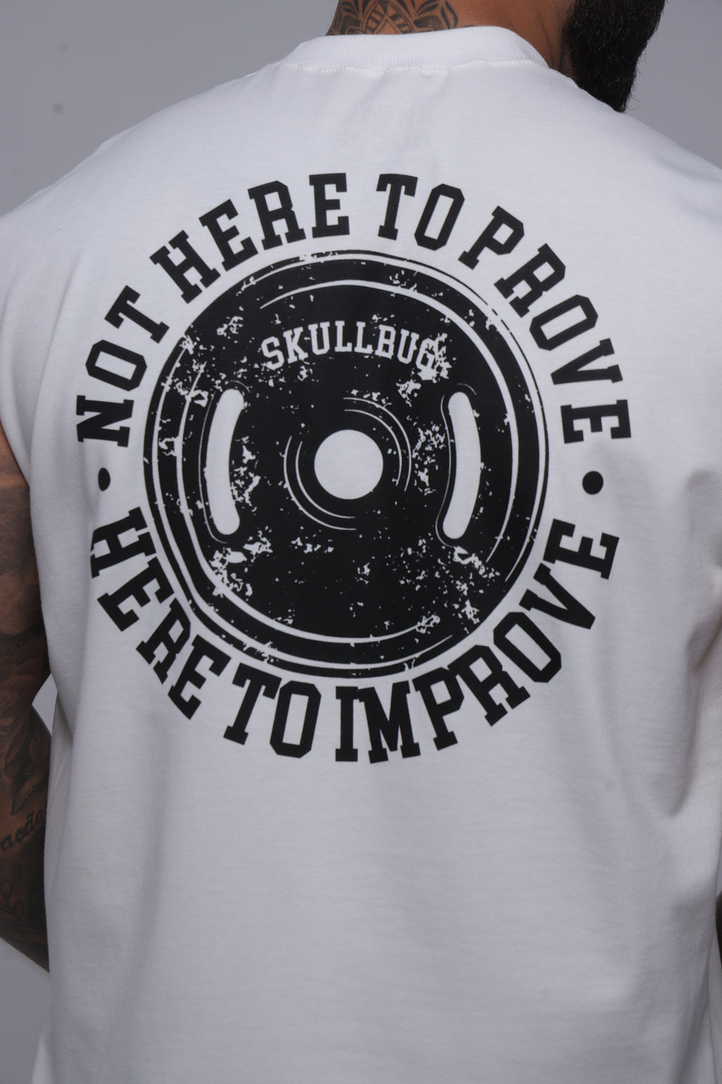 Regata oversized "Not here to prove" off-white