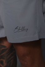 Short Tactel com elastano cinza