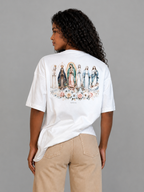 Camiseta oversized "De Ave-Maria" - off-white