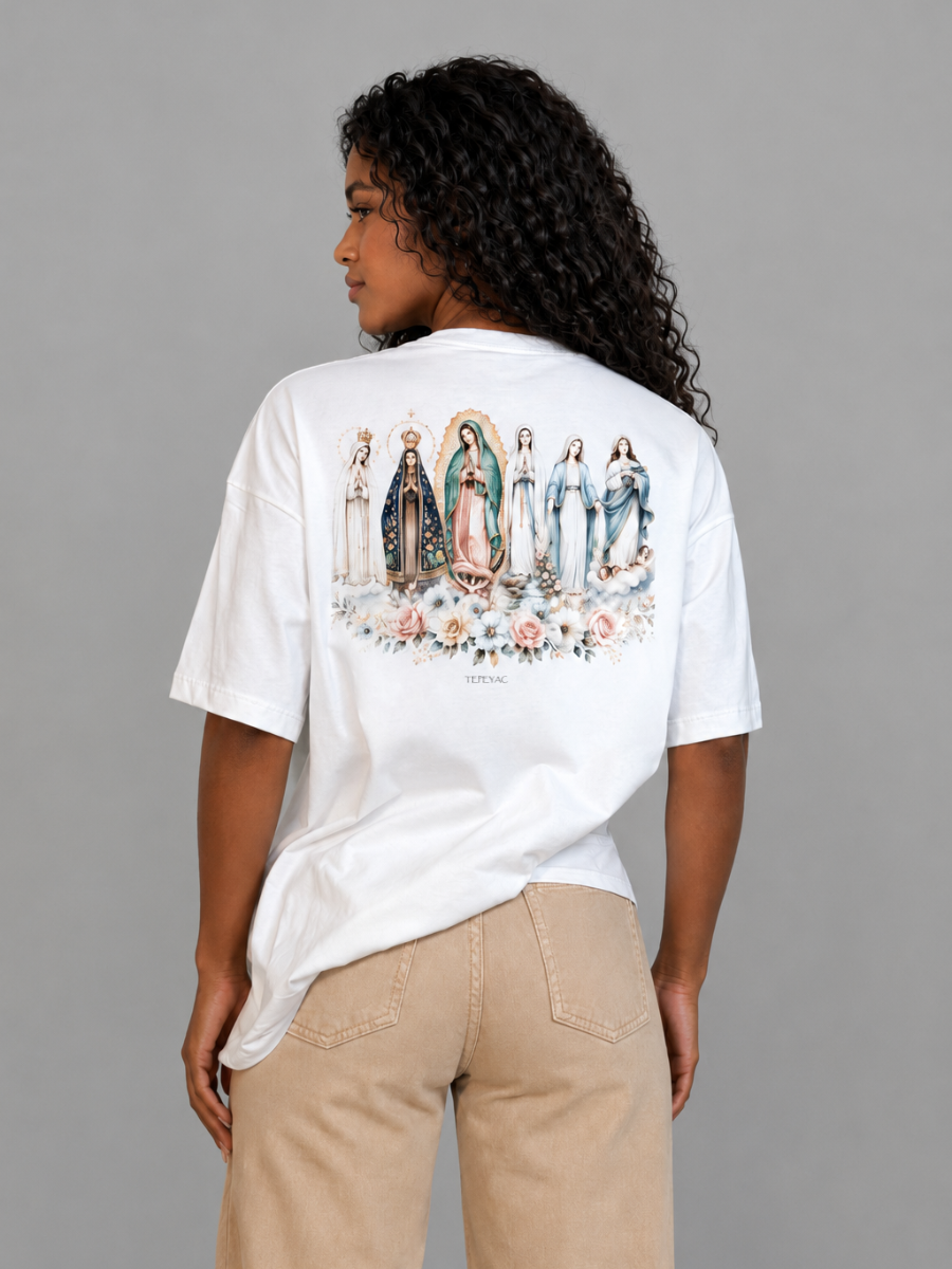 Camiseta oversized "De Ave-Maria" - off-white