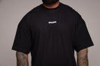 Camiseta oversized "Skull 20kgs" - preta