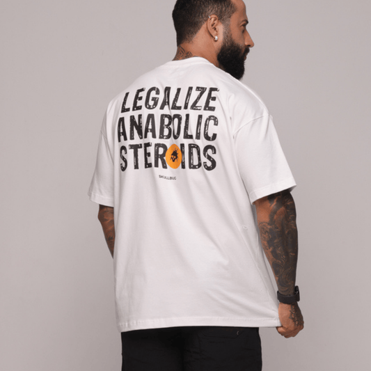 Camiseta oversized "Legalize" - off-white