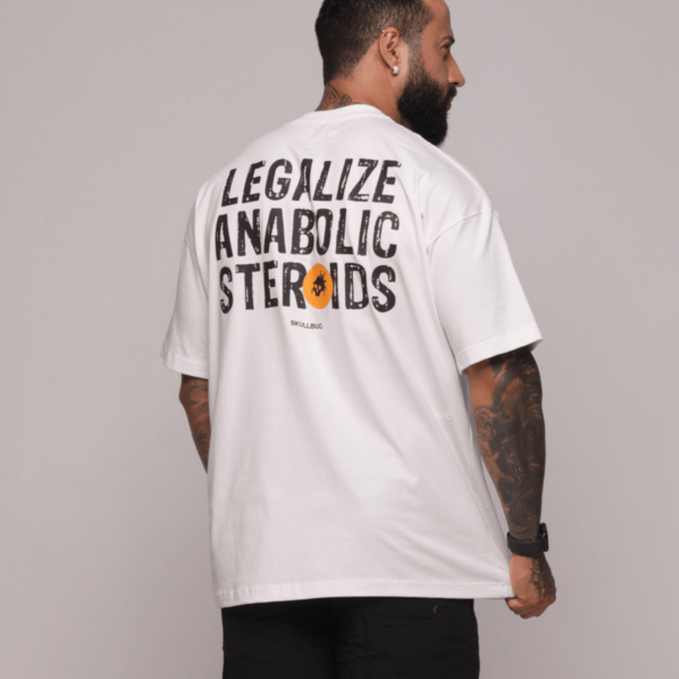 Camiseta oversized "Legalize" - off-white