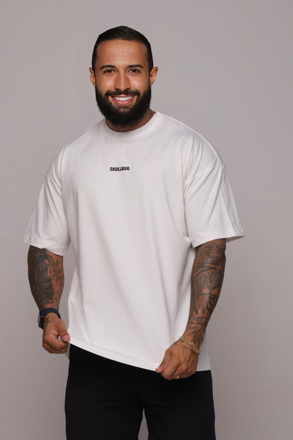 Camiseta oversized "Legalize" - off-white