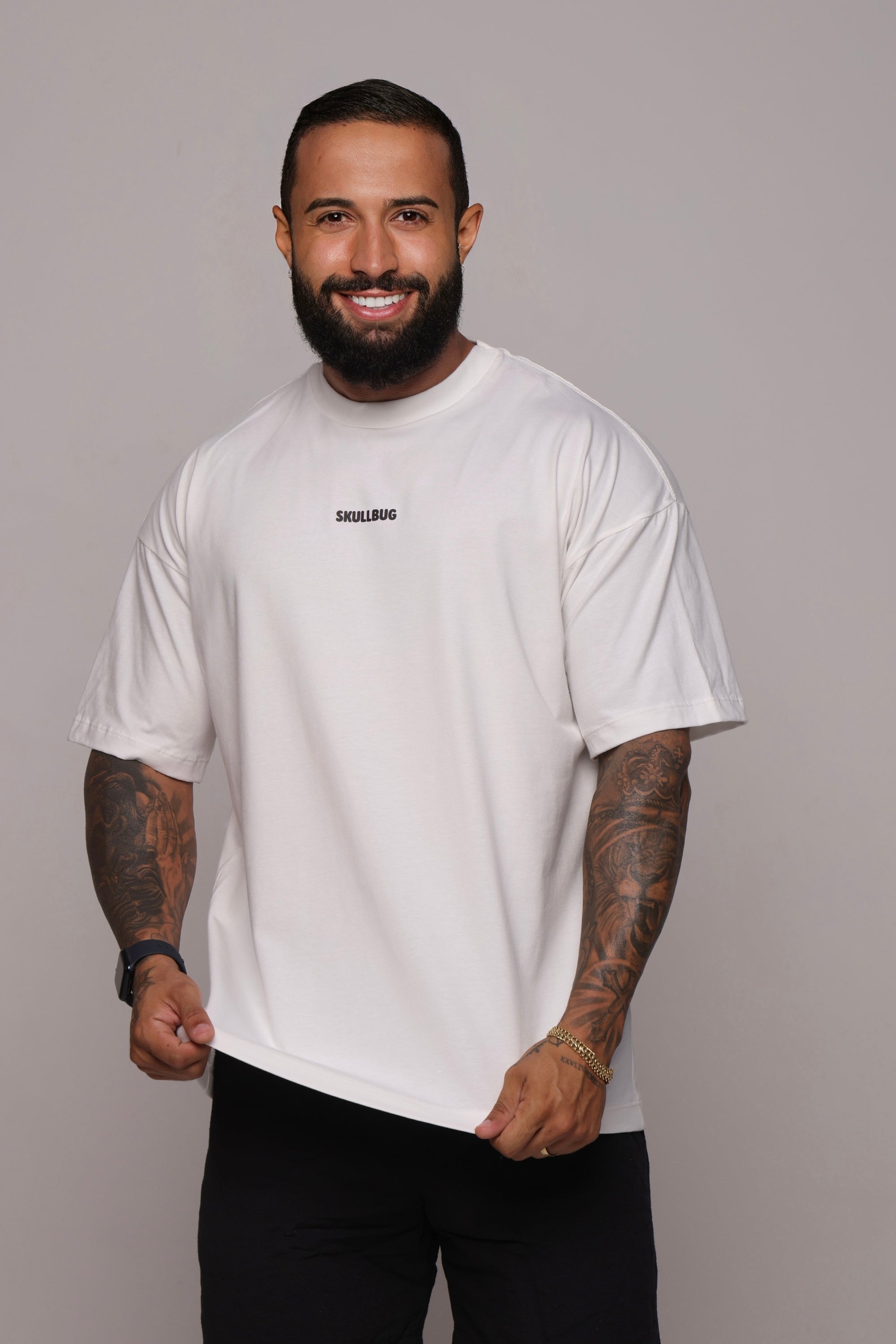 Camiseta oversized "Legalize" - off-white