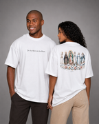 Camiseta oversized "De Ave-Maria" - off-white