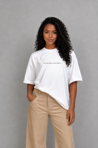 Camiseta oversized "De Ave-Maria" - off-white