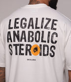 Camiseta oversized "Legalize" - off-white