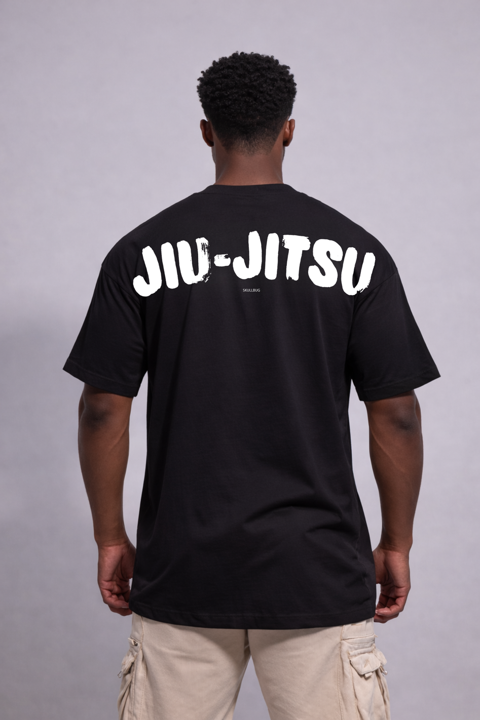 Camiseta oversized "JIU-JITSU giant" - preta