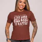 Camiseta babylook "Isaiah 60:22" - marrom