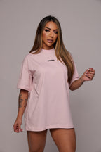 Camiseta oversized "Don´t limit yourself" - rosa
