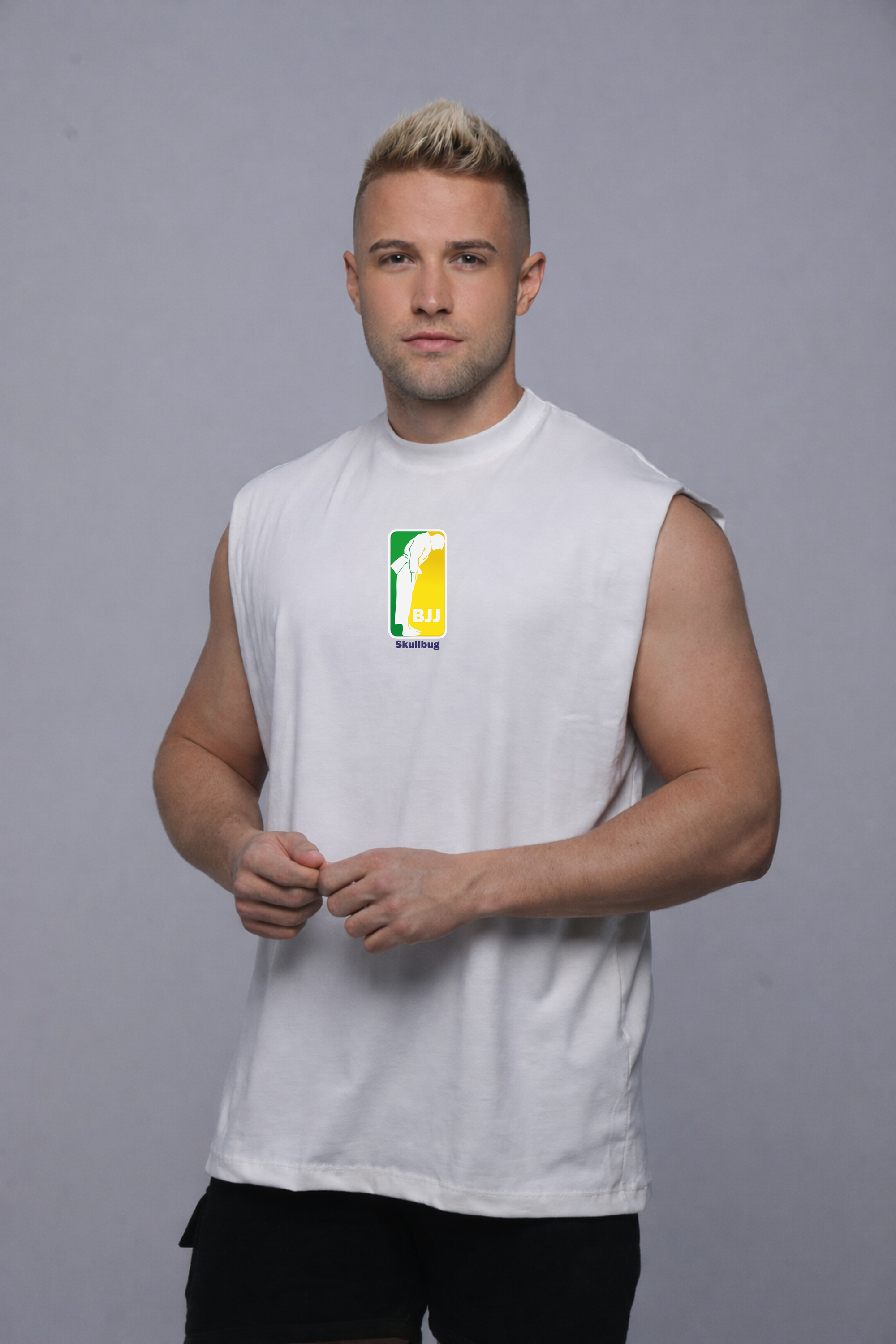 Regata oversized "BJJ Brasil" - off-white
