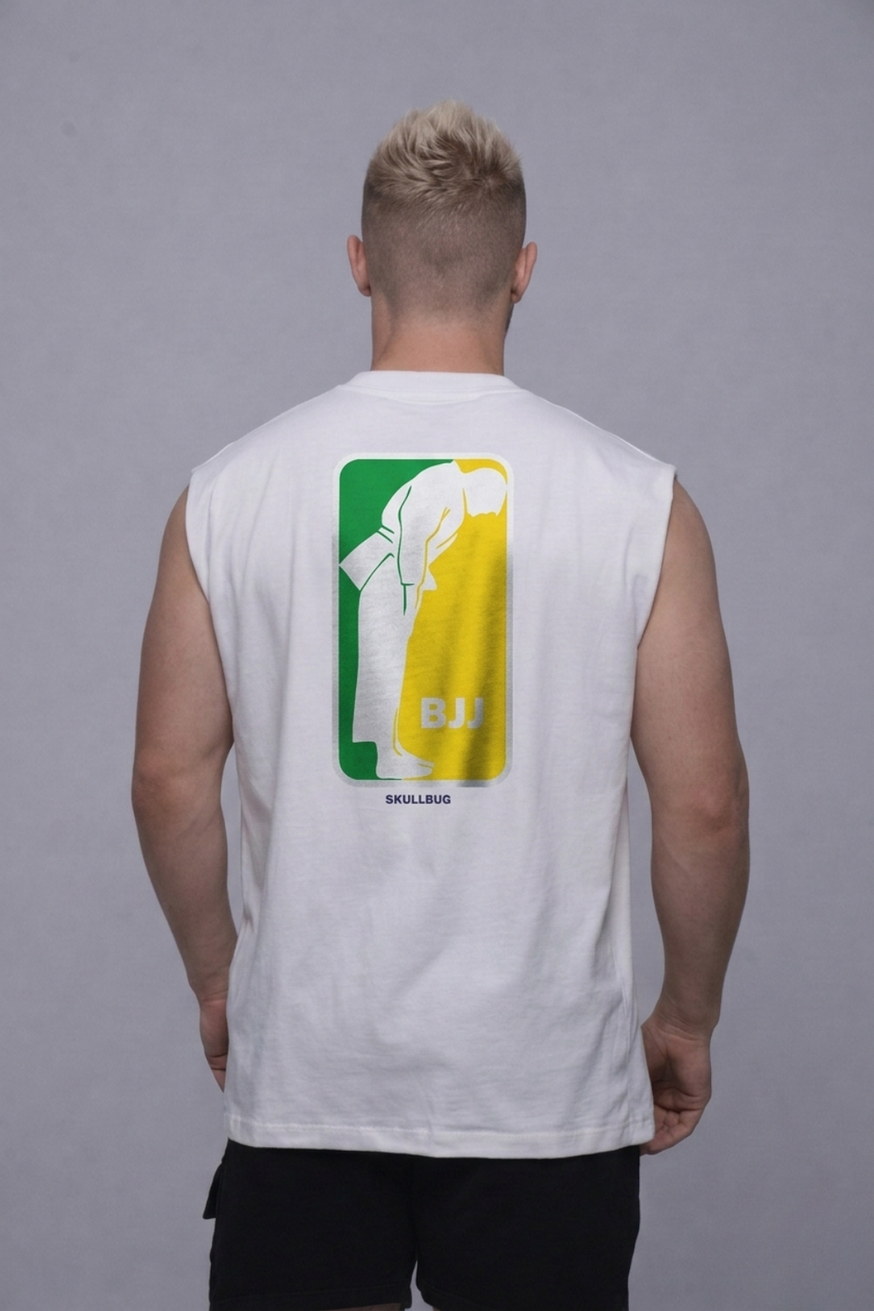 Regata oversized "BJJ Brasil" - off-white