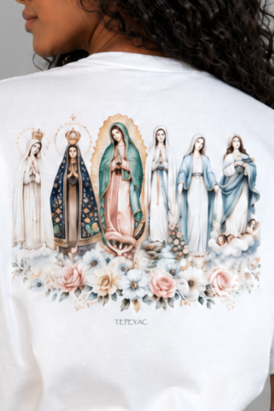 Camiseta oversized "De Ave-Maria" - off-white