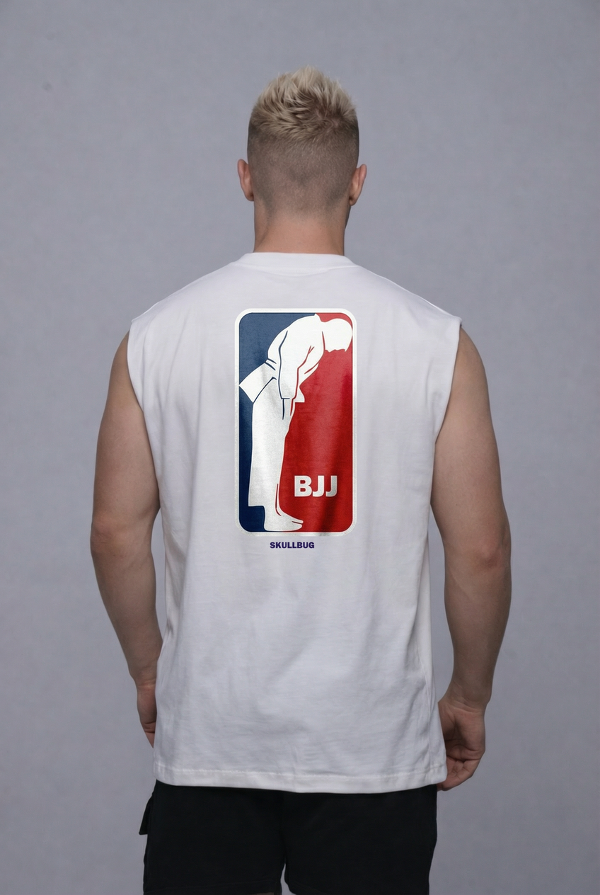 Regata oversized "BJJ" - off-white