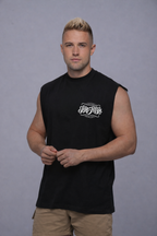 Regata oversized "Jiu-jitsu" - preta