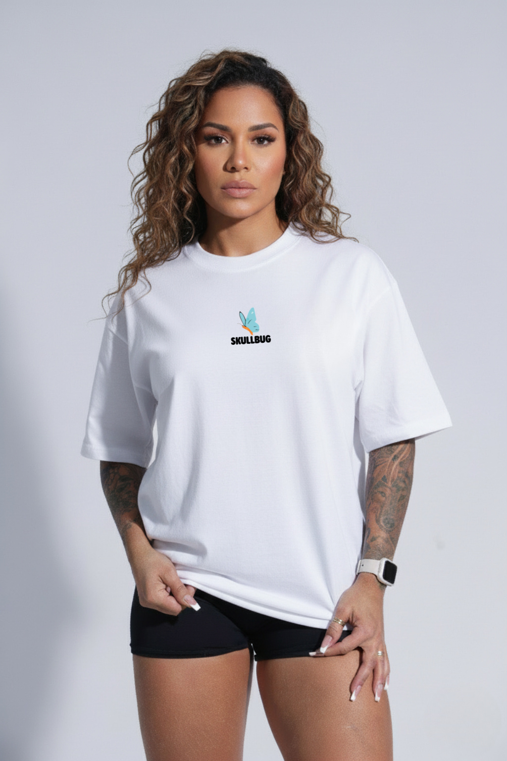 Camiseta oversized "God´s plan" - off-white