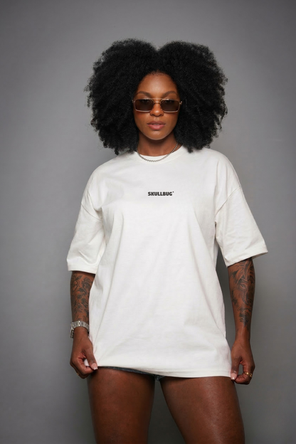 Camiseta oversized "Gostosas" - off-white