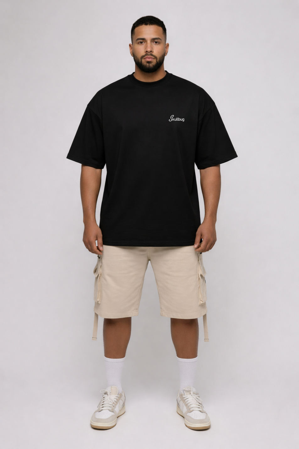 Camiseta oversized "Building a Legacy" - preta