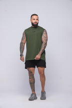 Regata oversized "Not here to prove" verde