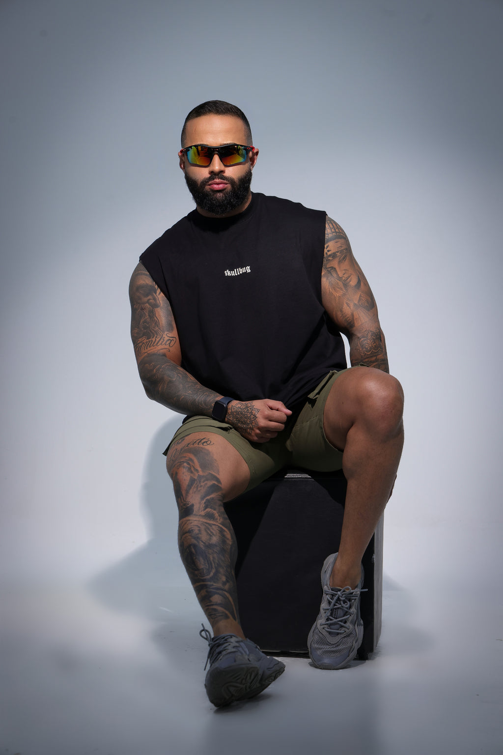 Regata oversized preta básica