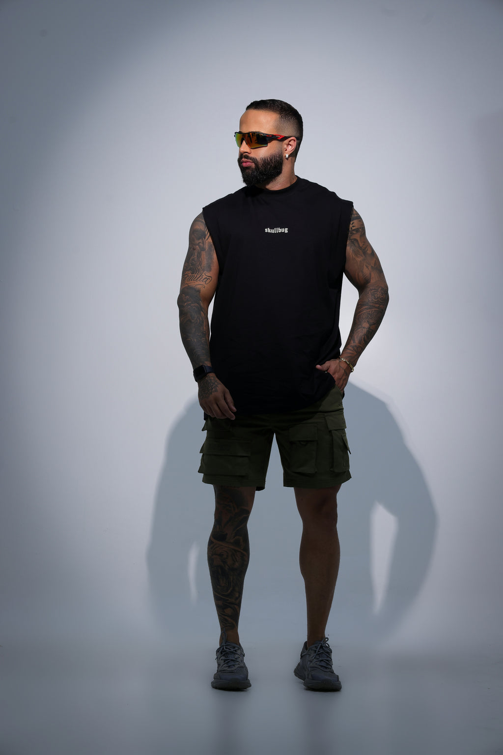 Regata oversized preta básica