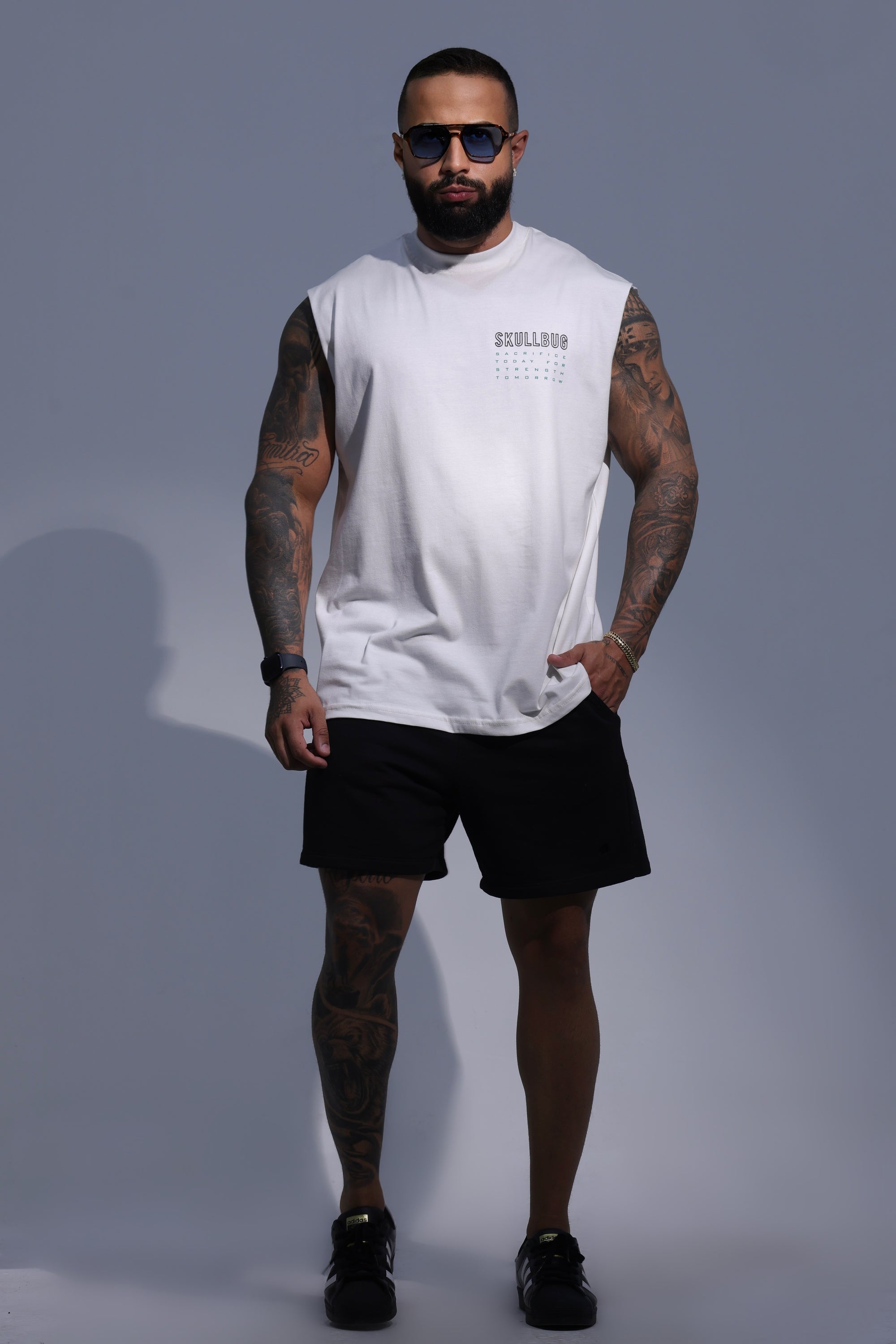 Regata oversized off-white básica