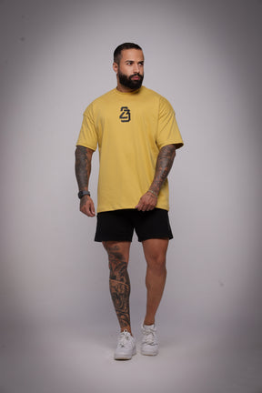 Camiseta oversized 23 ouro - 230g