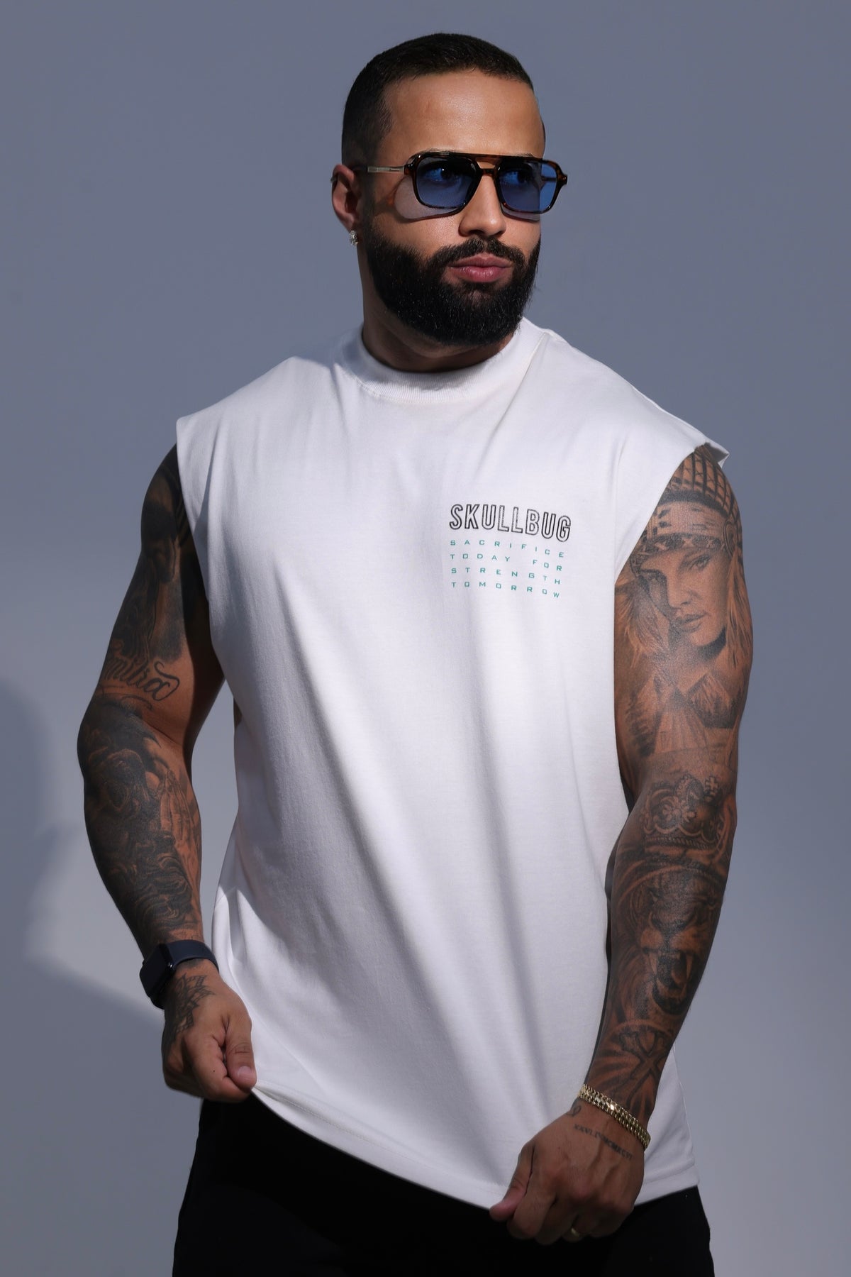 Regata oversized off-white básica