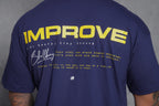 Camiseta oversized IMPROVE - azul marinho