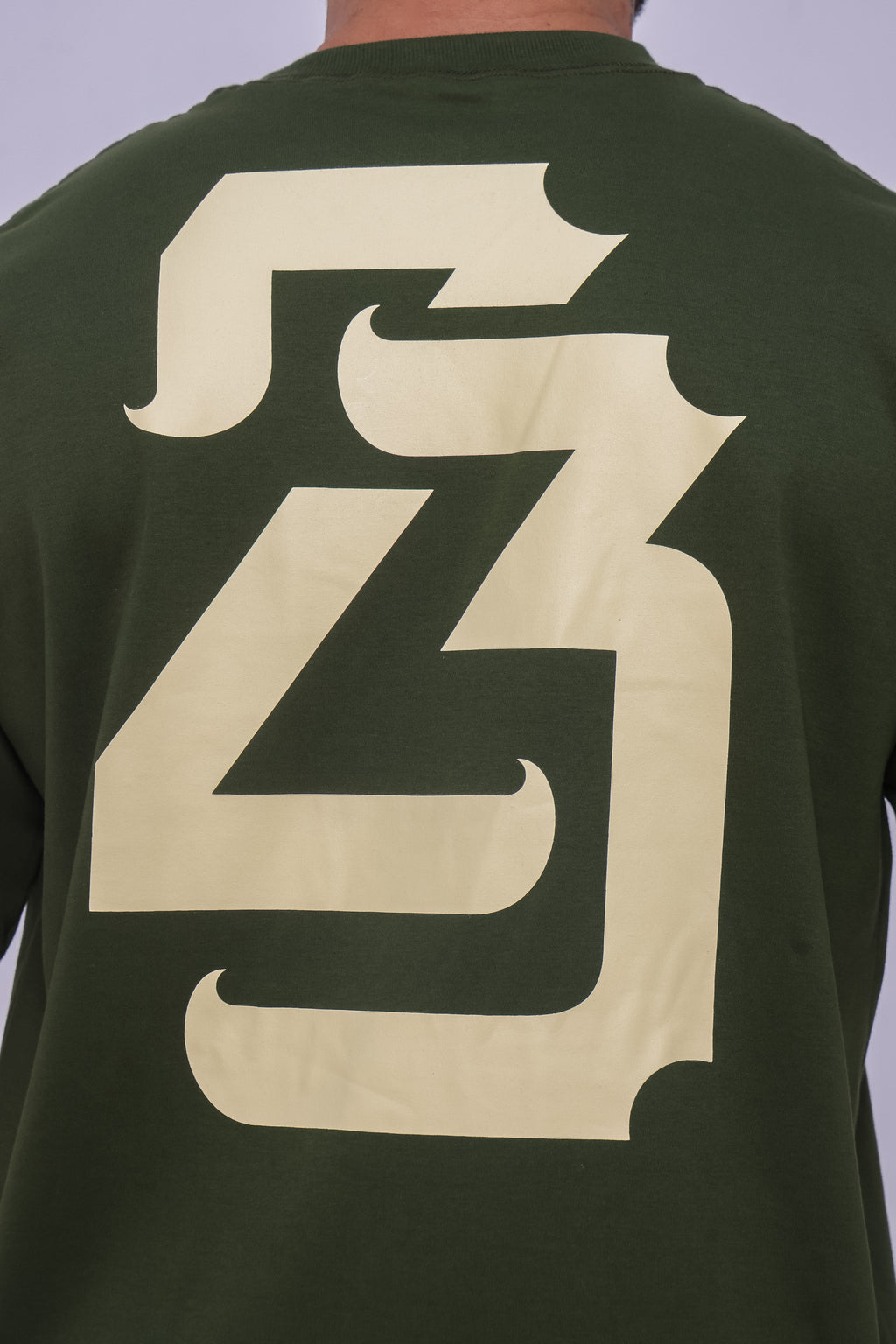 Camiseta oversized 23 verde - 230g
