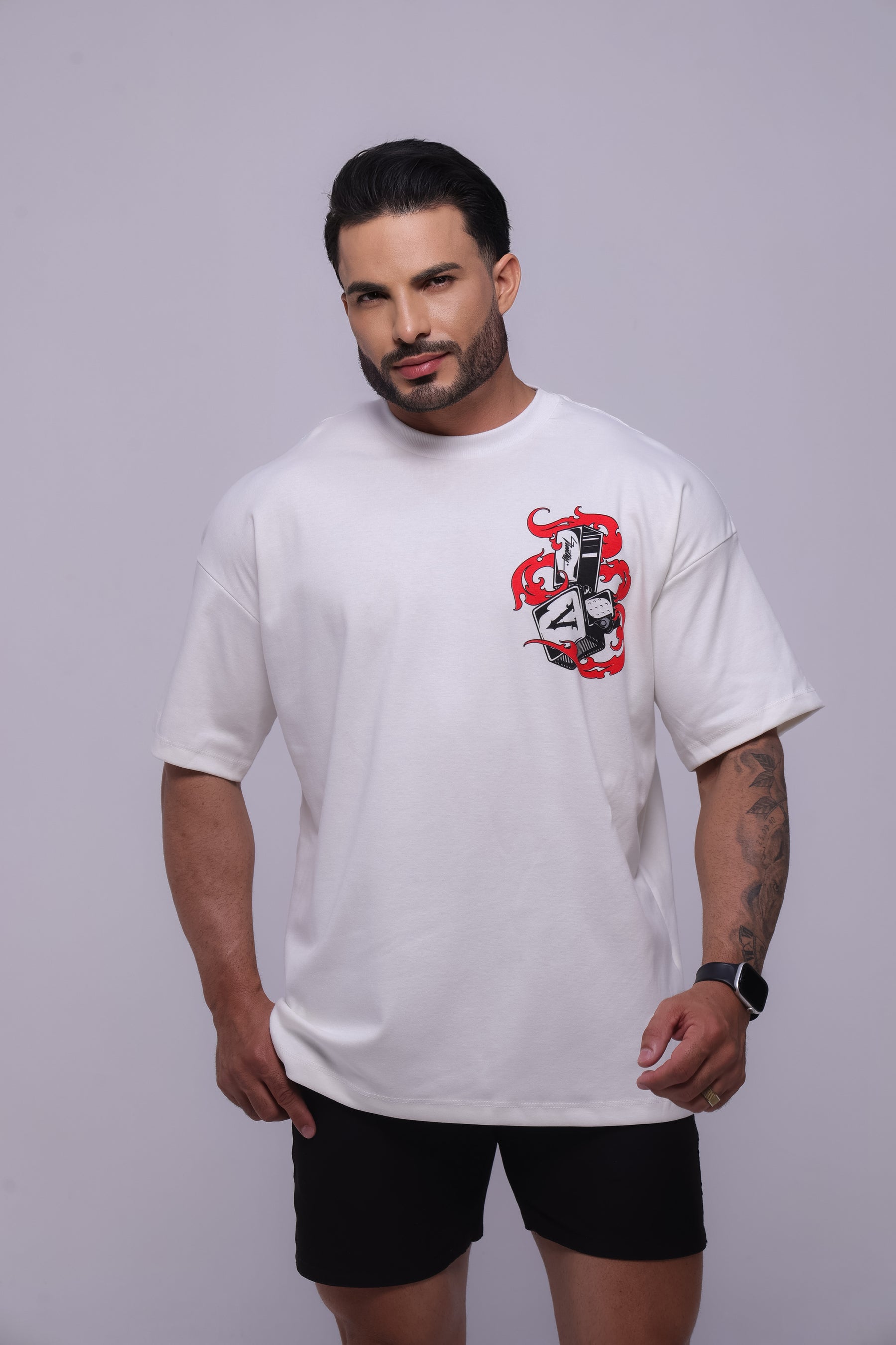 Camiseta oversized 23 "ILUMINE" - 230g