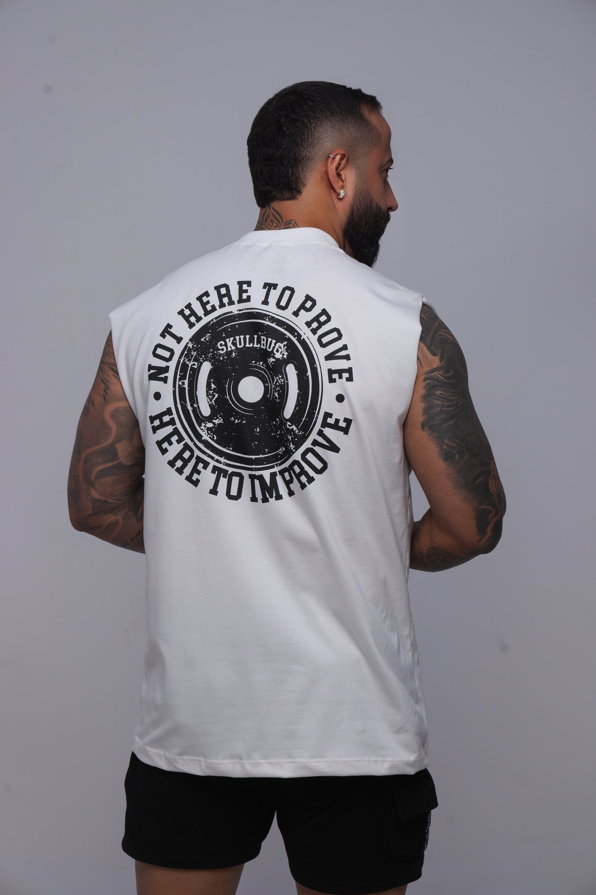 Regata oversized "Not here to prove" off-white