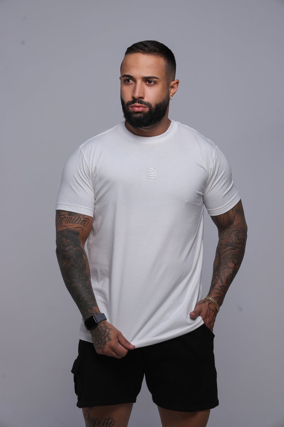 Camiseta regular holograma 23 off-white