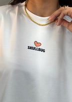 Camiseta oversized "Choke out negativity" - off-white