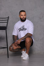 Oversized GYM RAT branca - 230g