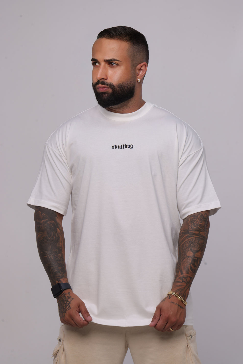 Camiseta oversized HWPO - off-white