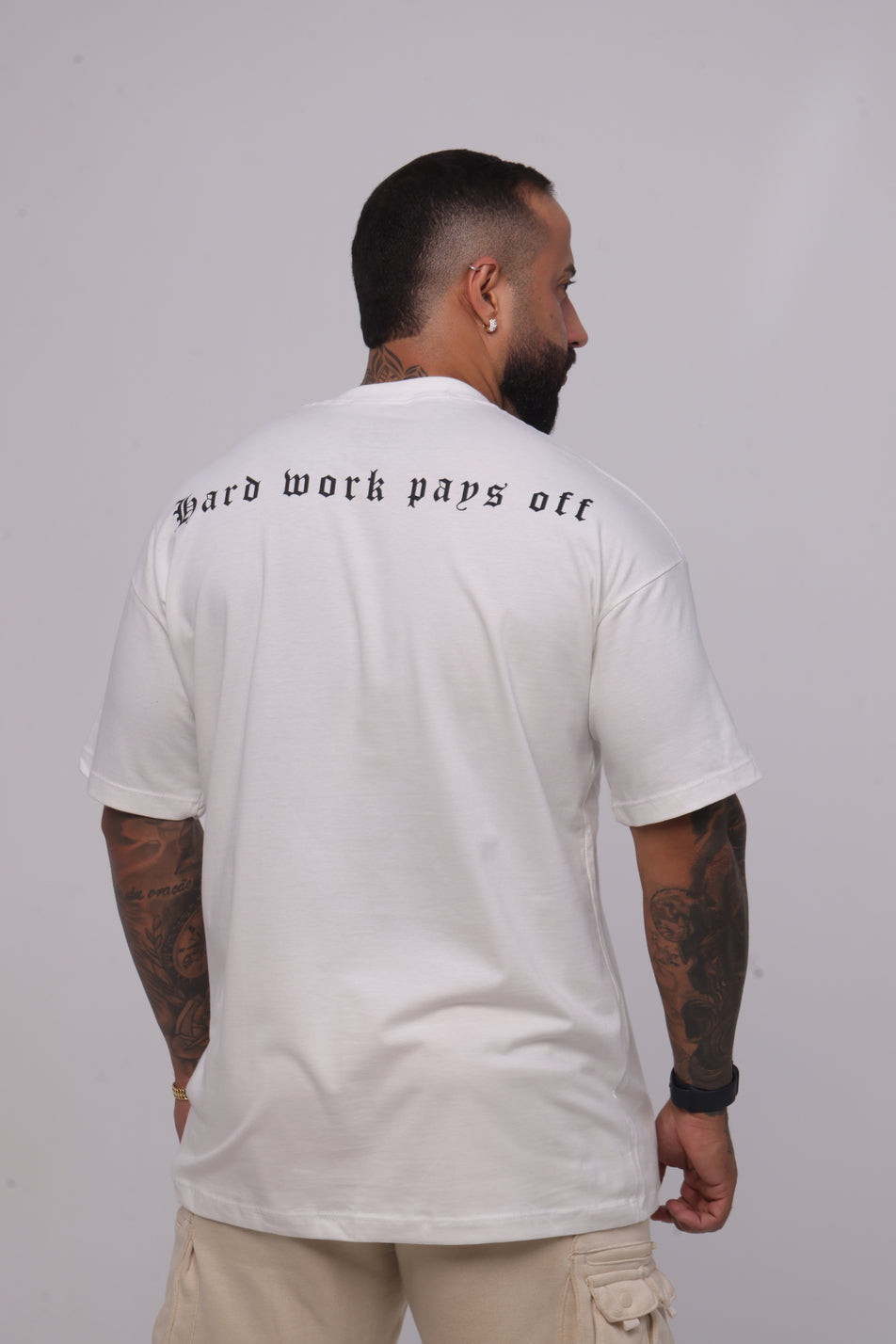 Camiseta oversized HWPO - off-white