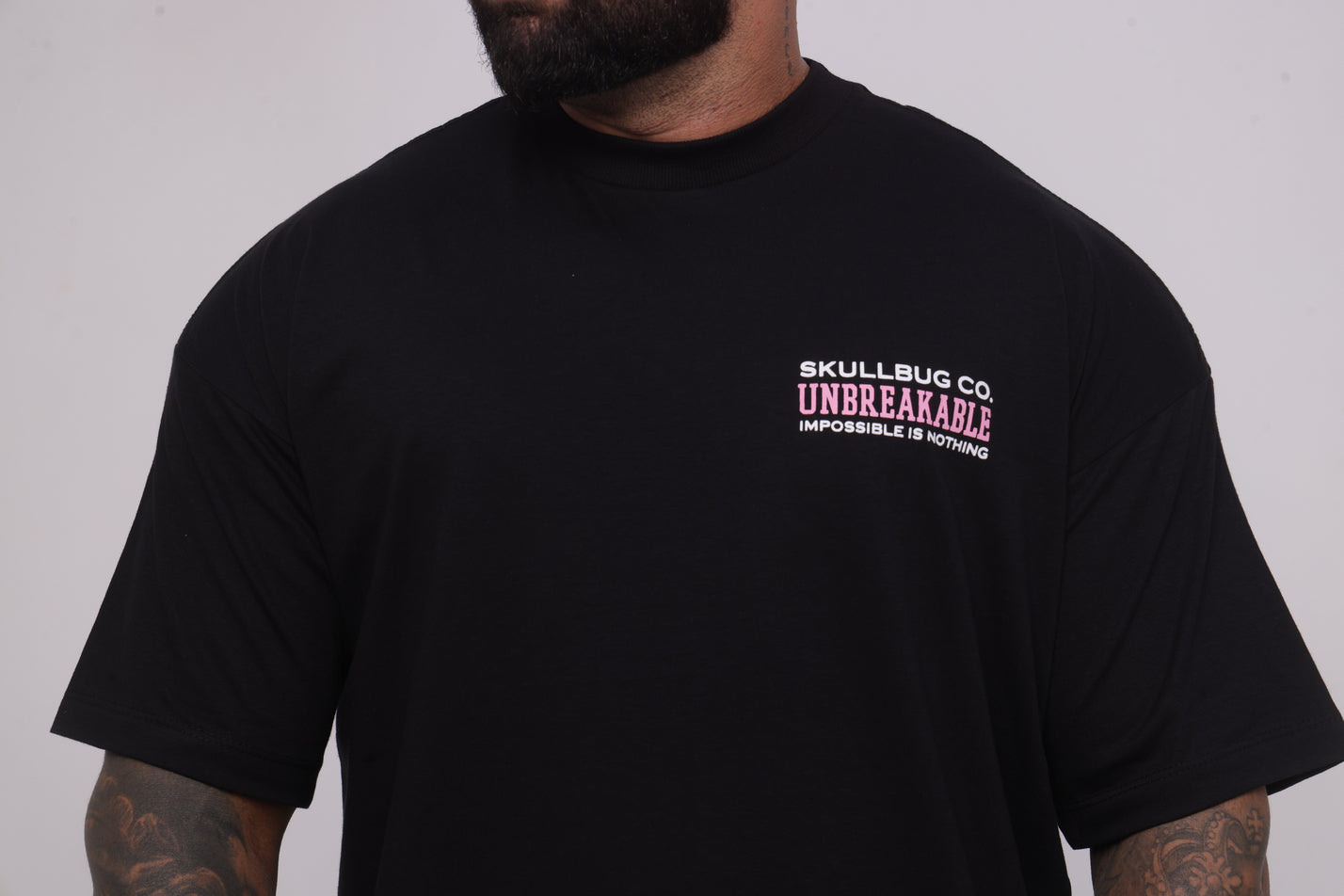 Camiseta oversized SKULLBUG CO. - preta