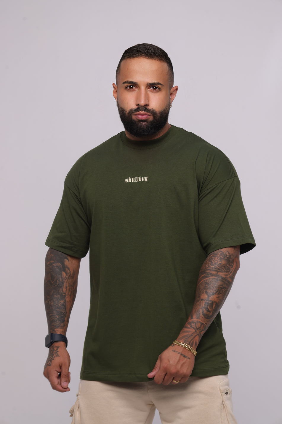 Camiseta oversized HWPO - verde