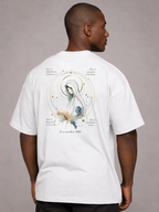 Camiseta oversized "É a minha MÃE" - off-white