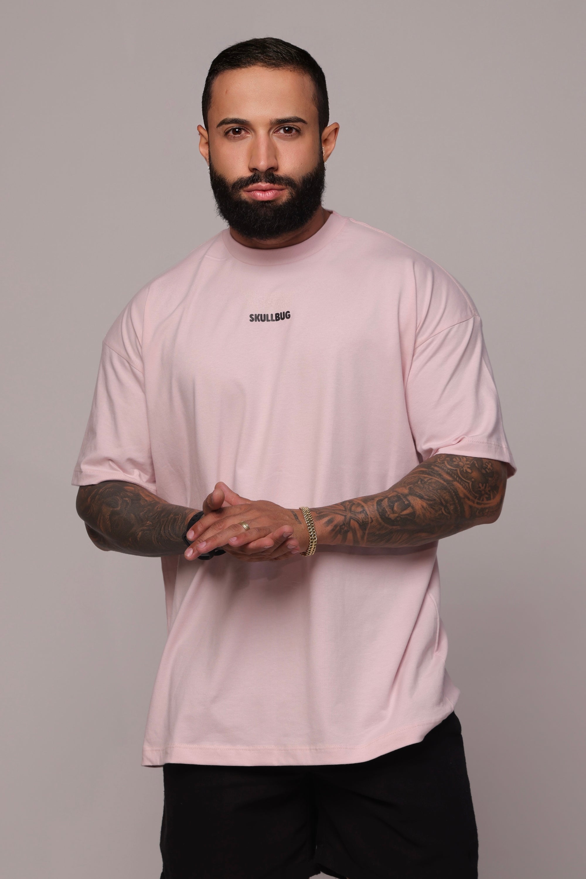 Camiseta oversized "Don´t limit yourself" - rosa