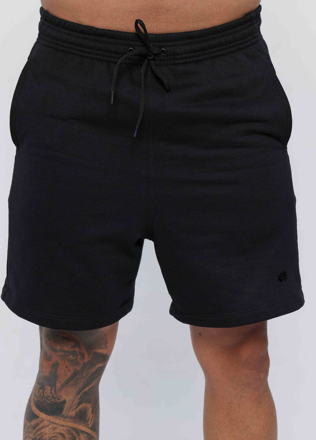Short moletom preto