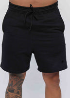 Short moletom preto